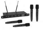 Omnitronic UHF-604 4-channel Wireless Mic System 520-554 MHz